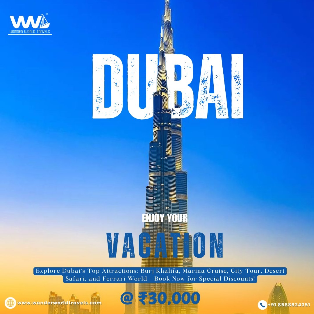 Dubai Tour Packages from India – Wonder World Travels