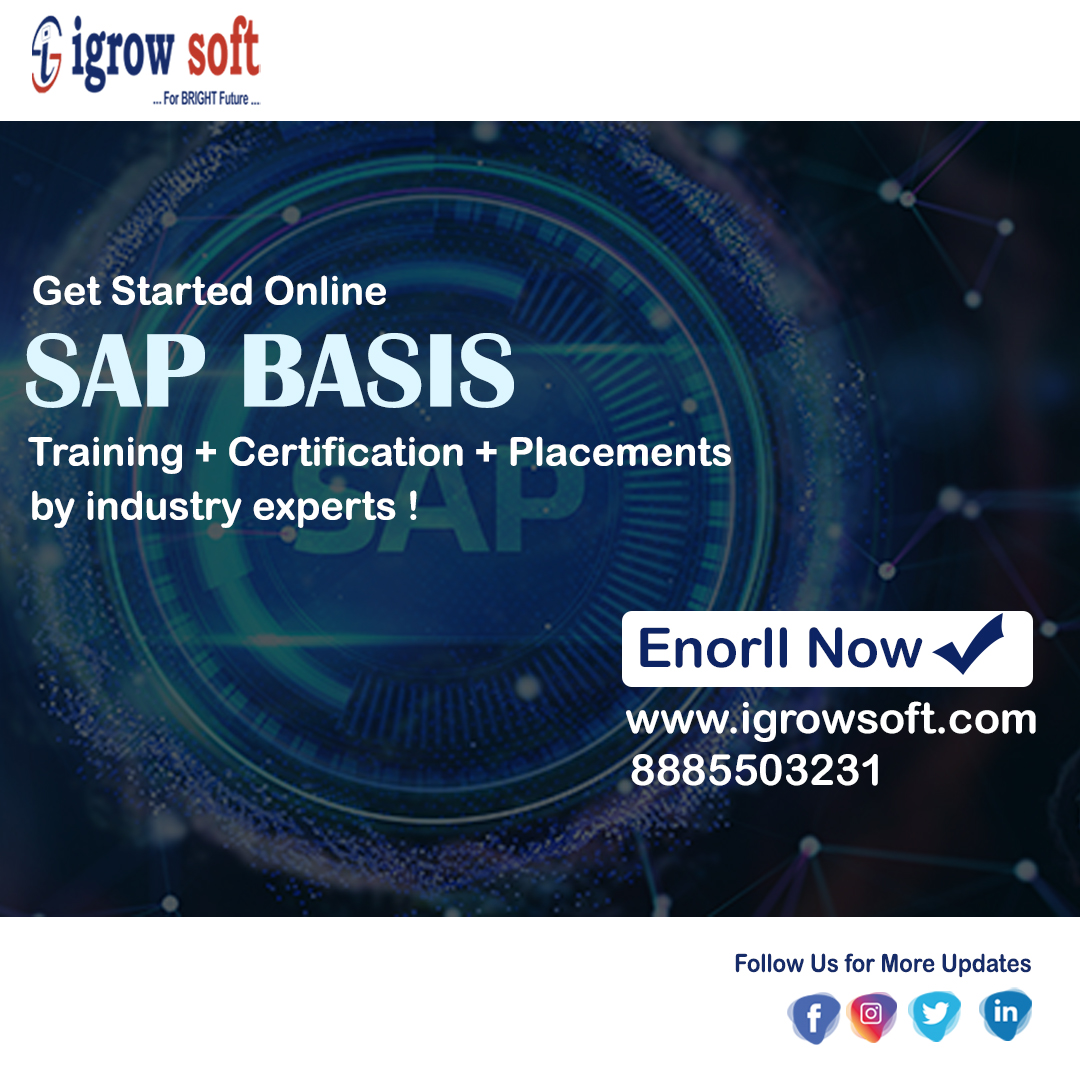 SAP Basis training in Hyderabad - Igrowsoft