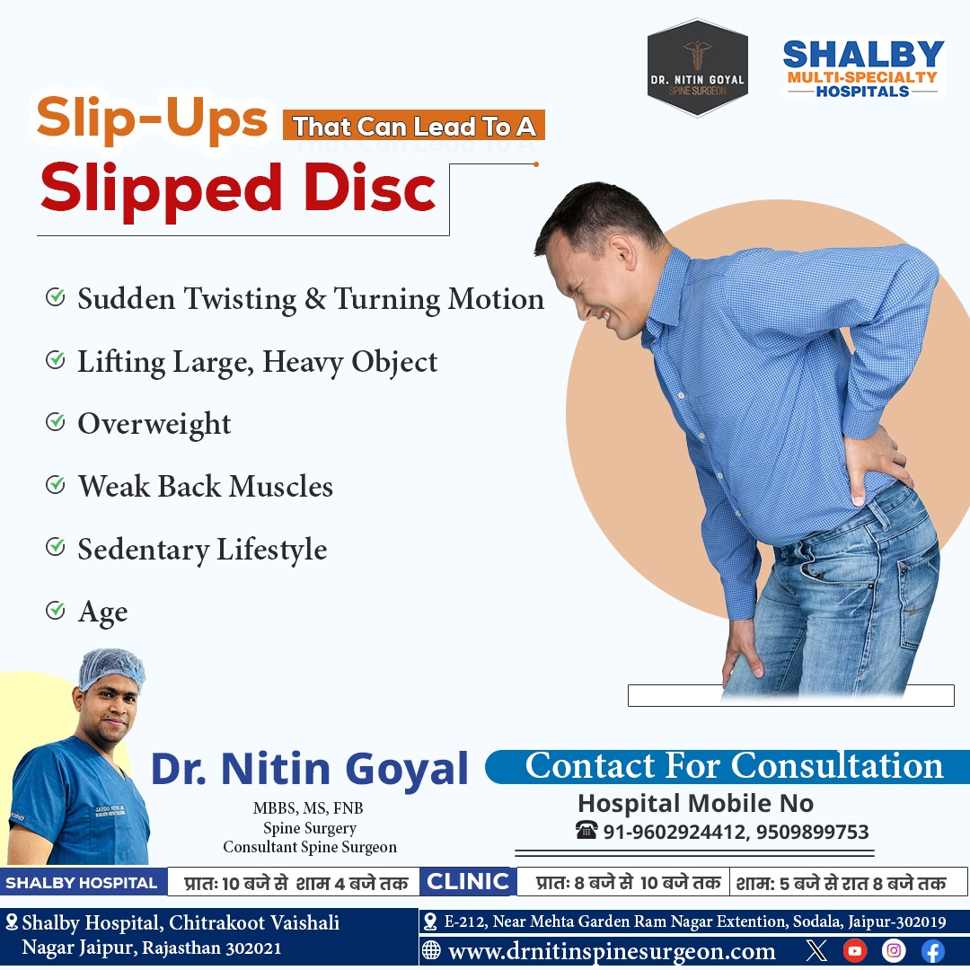 Dr. Nitin Goyal - spine surgeon in Jaipur, micro spine doctor in Jaipur, slip disc in Jaipur