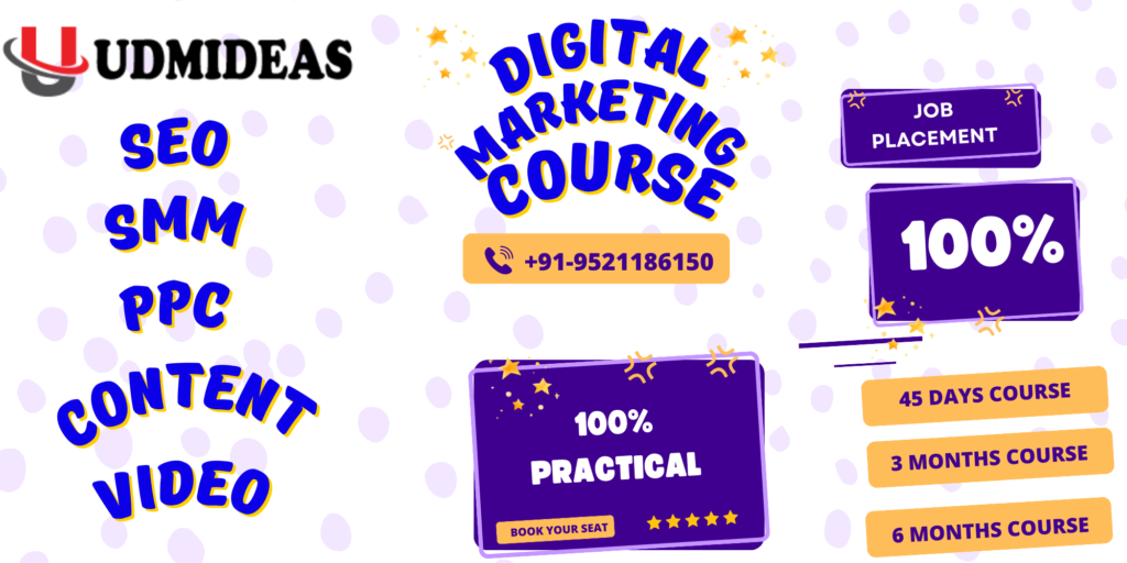 Get Certified UDMIDEAS Offers the Best Digital Marketing Course in Jaipur