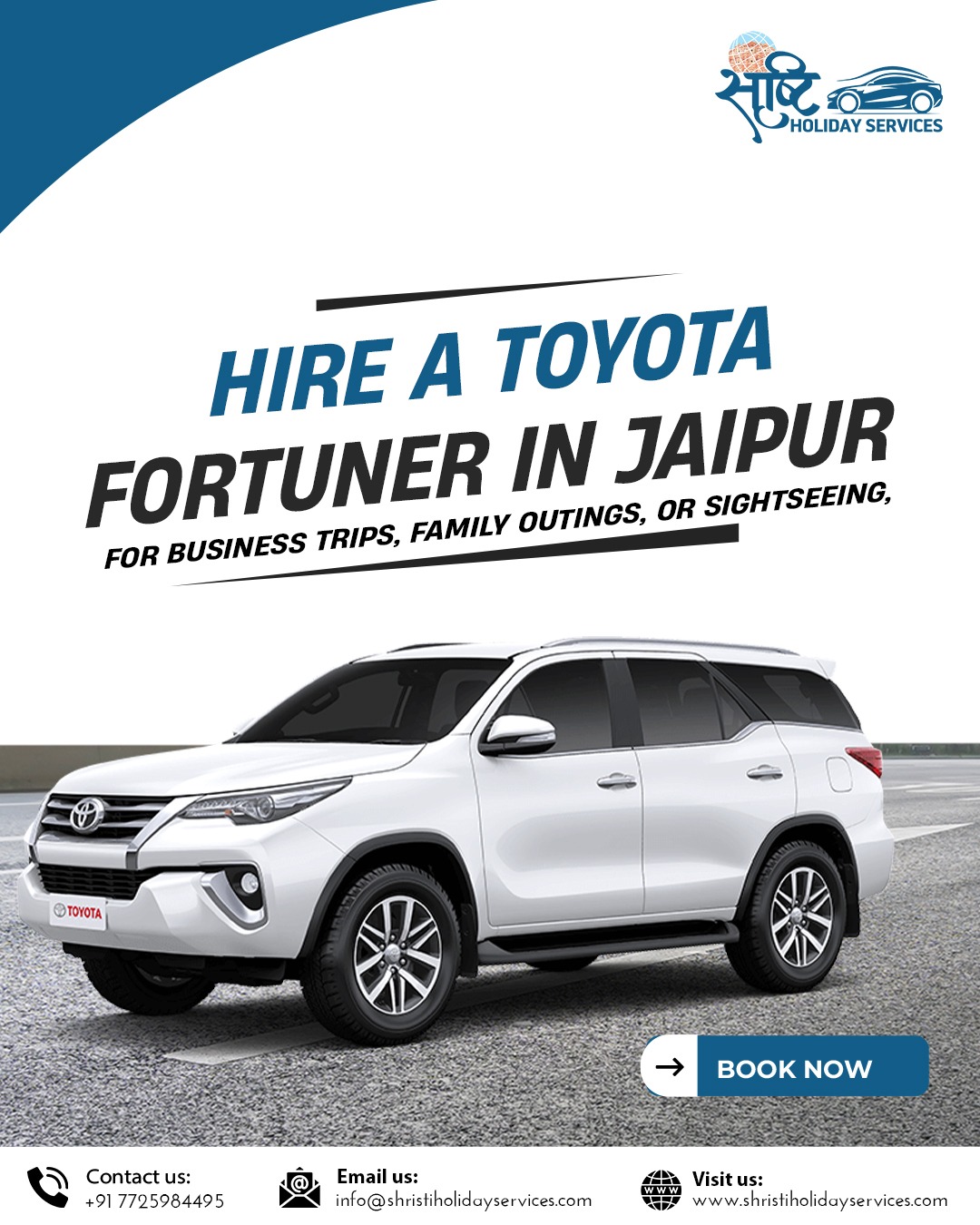 Fortuner On Rent For Outstation