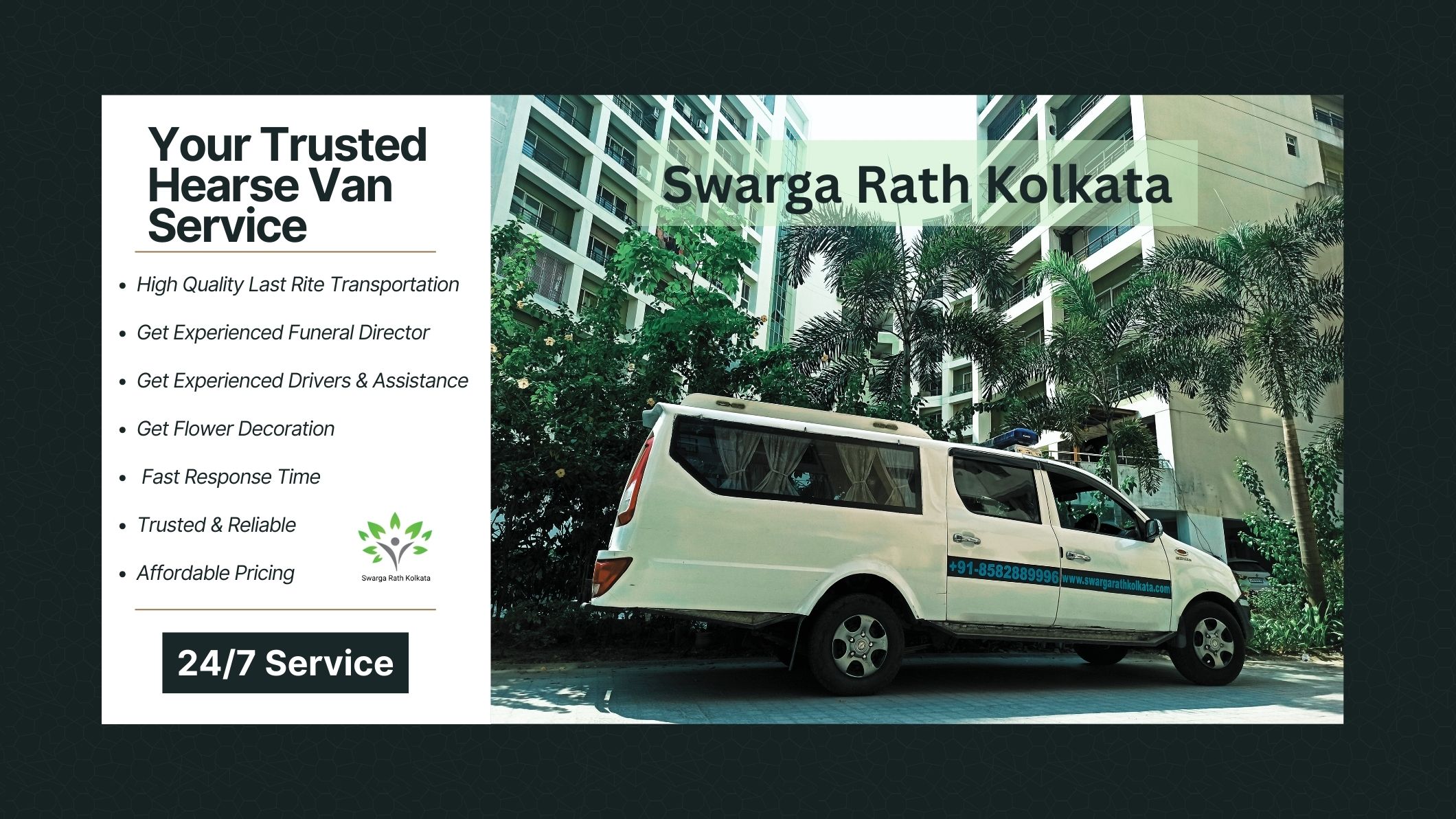 Swarga Rath Kolkata - Your Trusted Partner in Hearse Van Services!