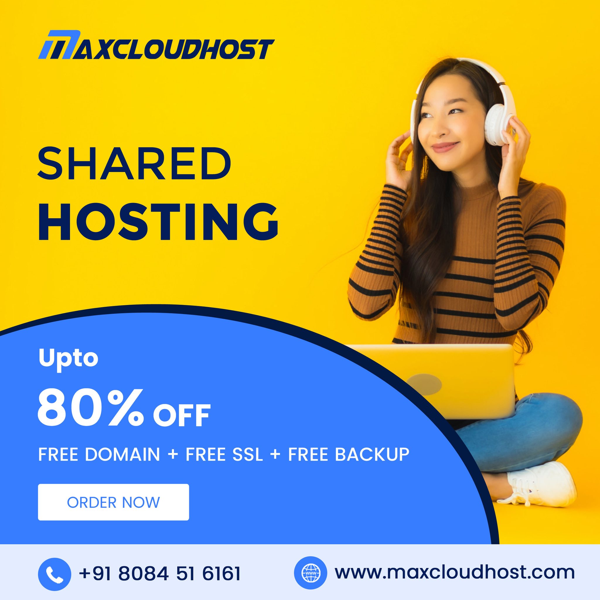 80% OFF on All Shared Hosting Plans + Free Domain + Free SSL Certificate