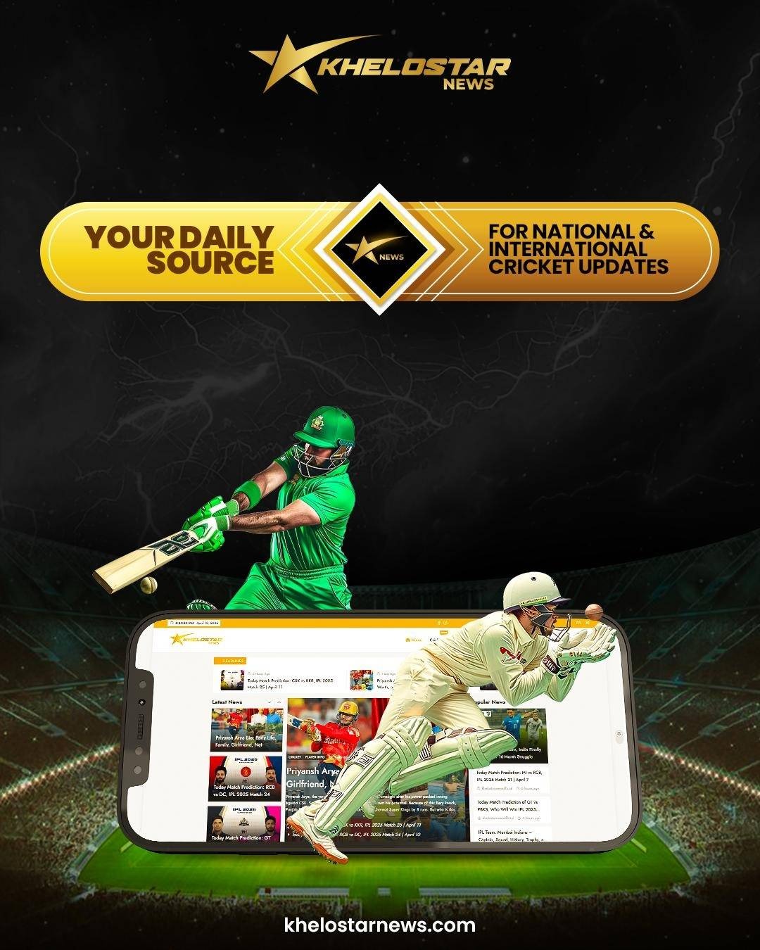 KhelostarNews – Latest Cricket News, Live Scores & Match Updates