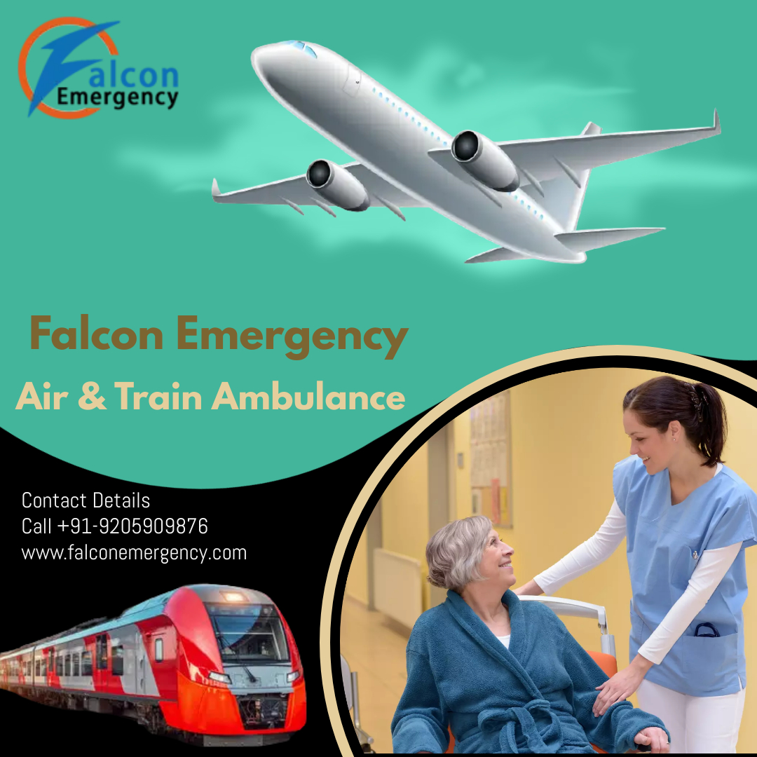 Falcon Train Ambulance in Patna Follows Safety Rules while Transferring Patients