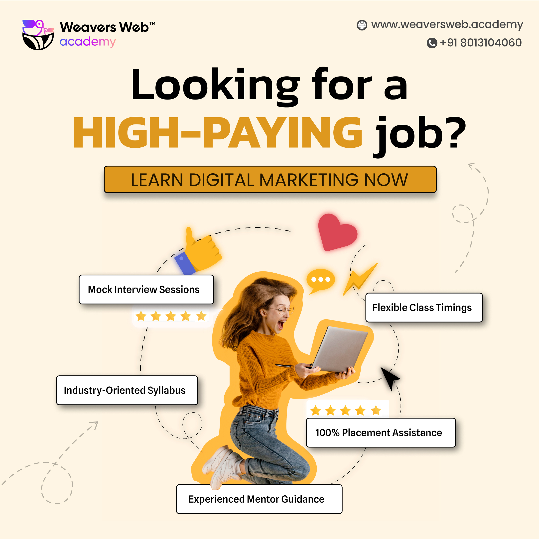 Launch Your Tech Career with Weavers Web Academy – Enroll Today!