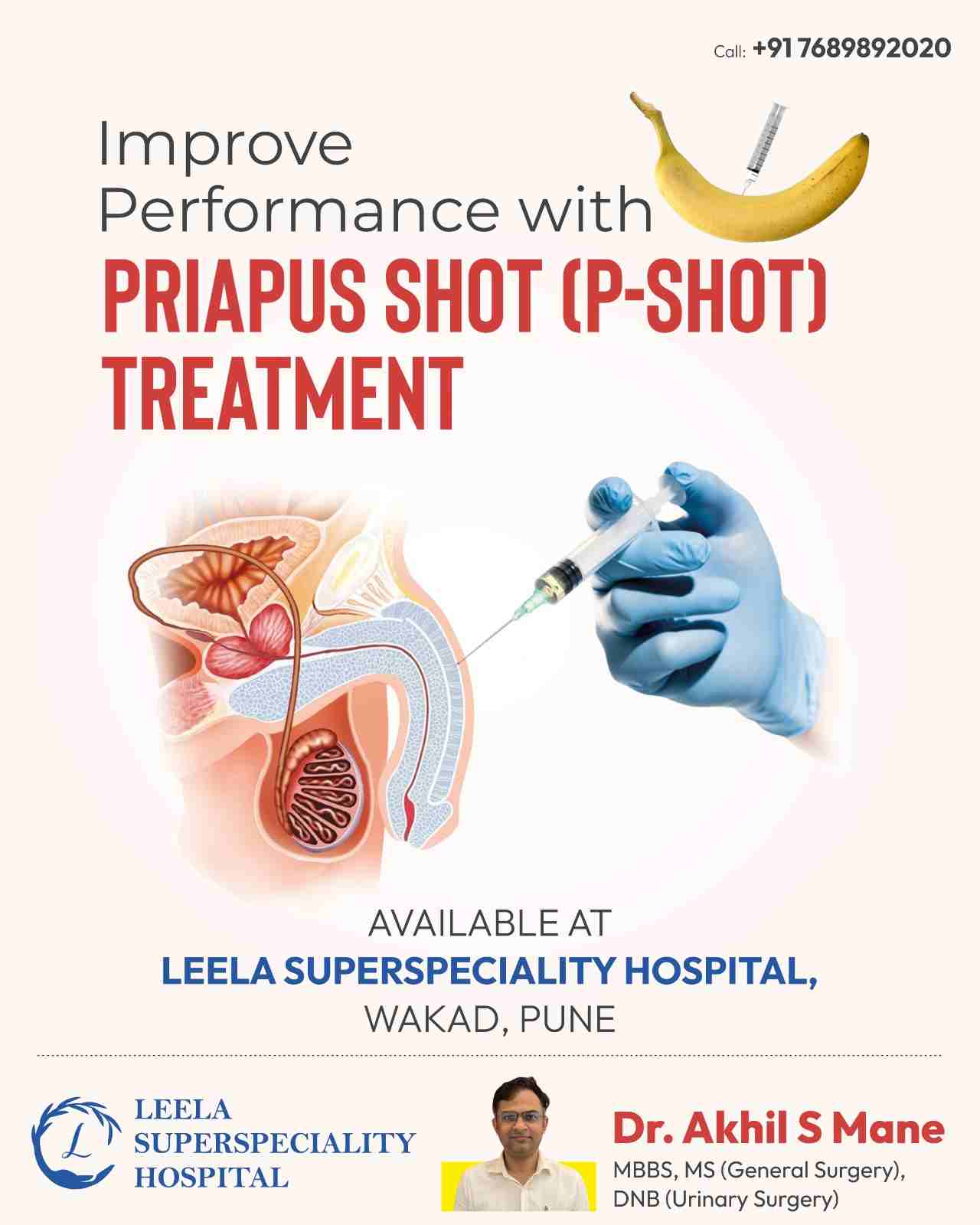 Priapus Shot (P-Shot) Treatment in Pune - Dr. Akhil S Mane