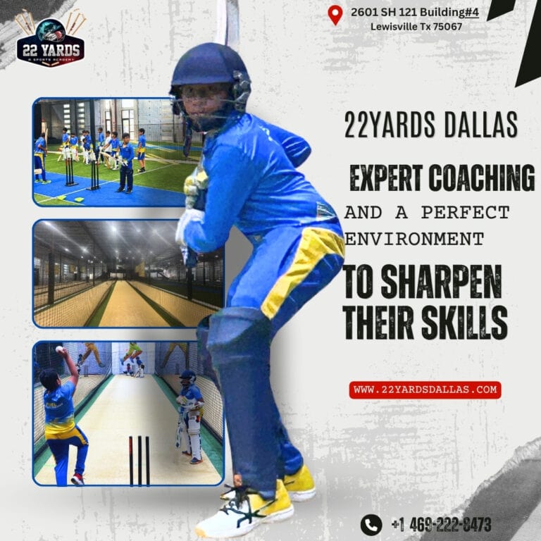 Indoor Cricket Practice in Dallas