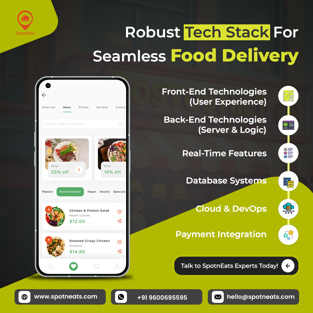 Build a Powerful Food Delivery App Like UberEats with SpotnEats