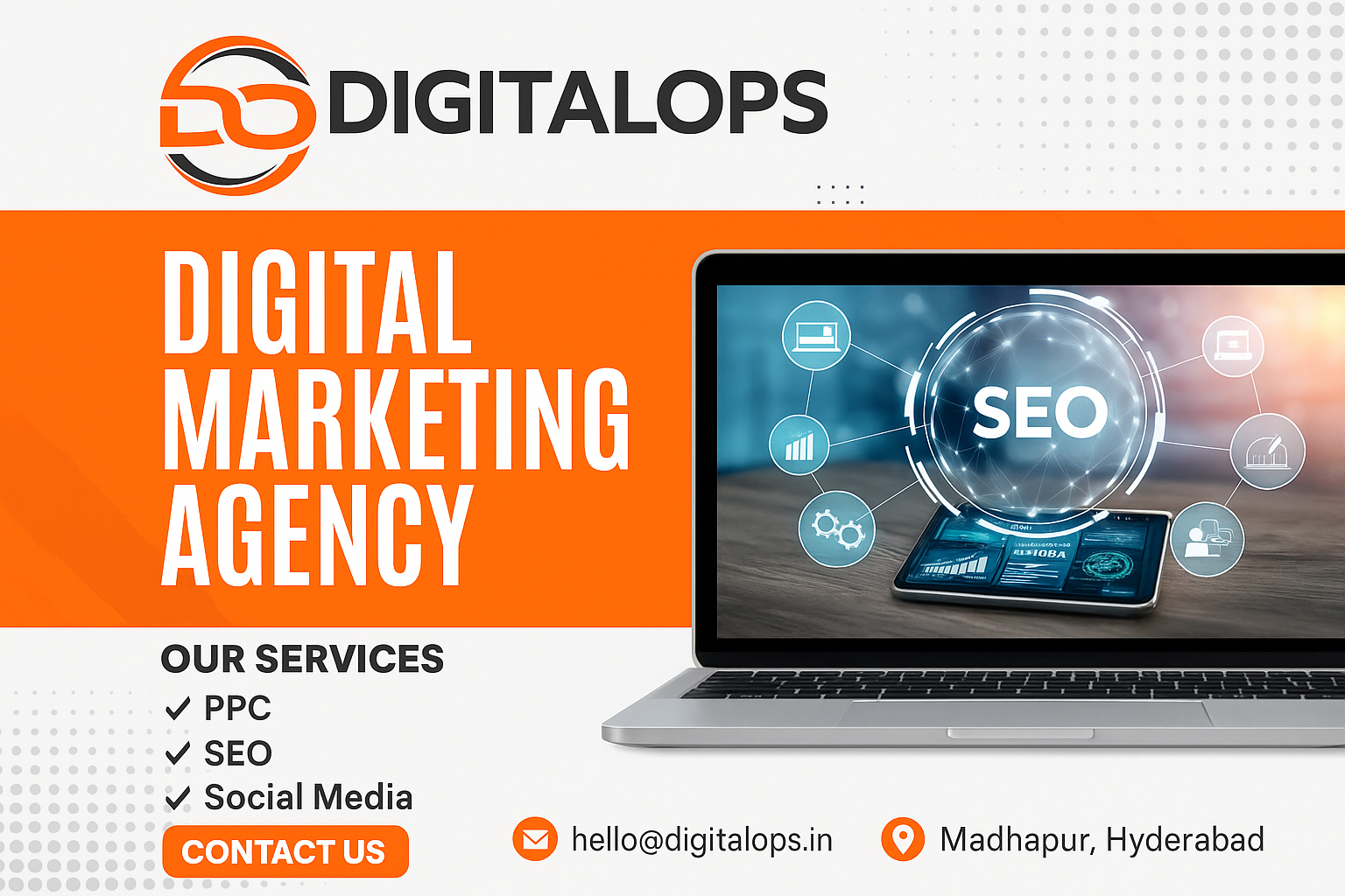 DIGITALOPS – Full-Service Digital Marketing Agency in Madhapur, Hyderabad