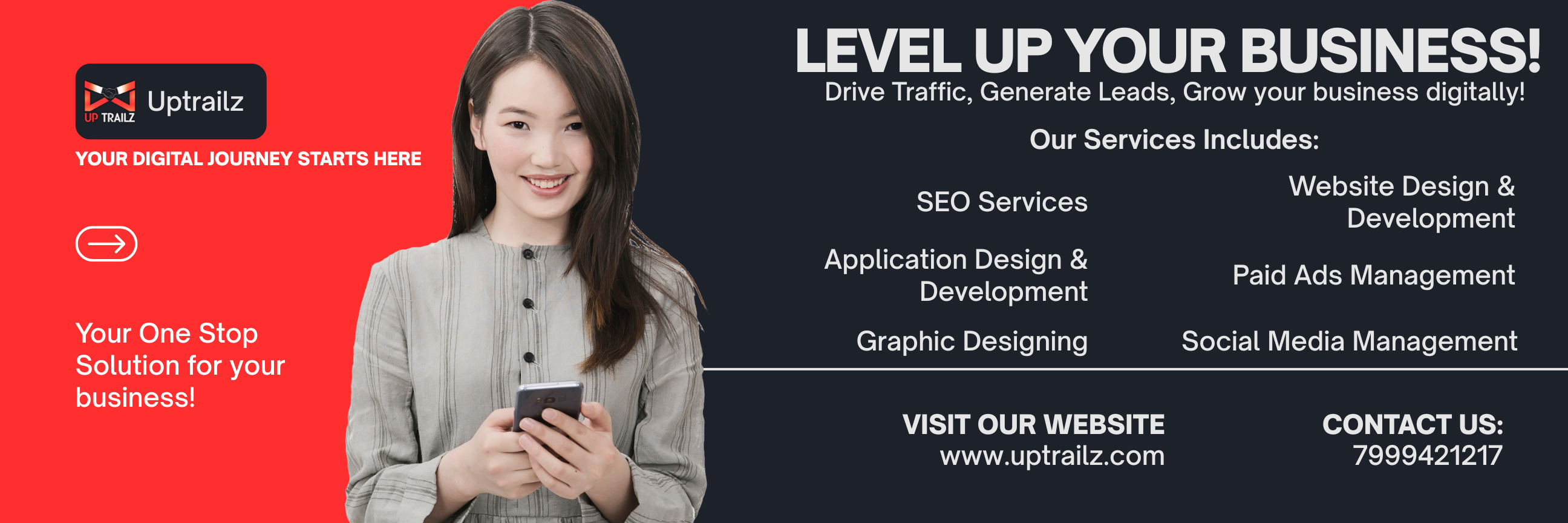 Uptrailz – Your Premier Digital Agency for Web, App, SEO & Design Solutions
