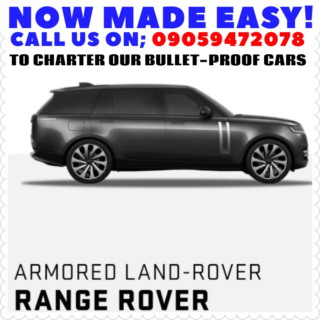 MOREARRETER BULLETPROOF EXOTIC CAR HIRE SERVICES ABUJA