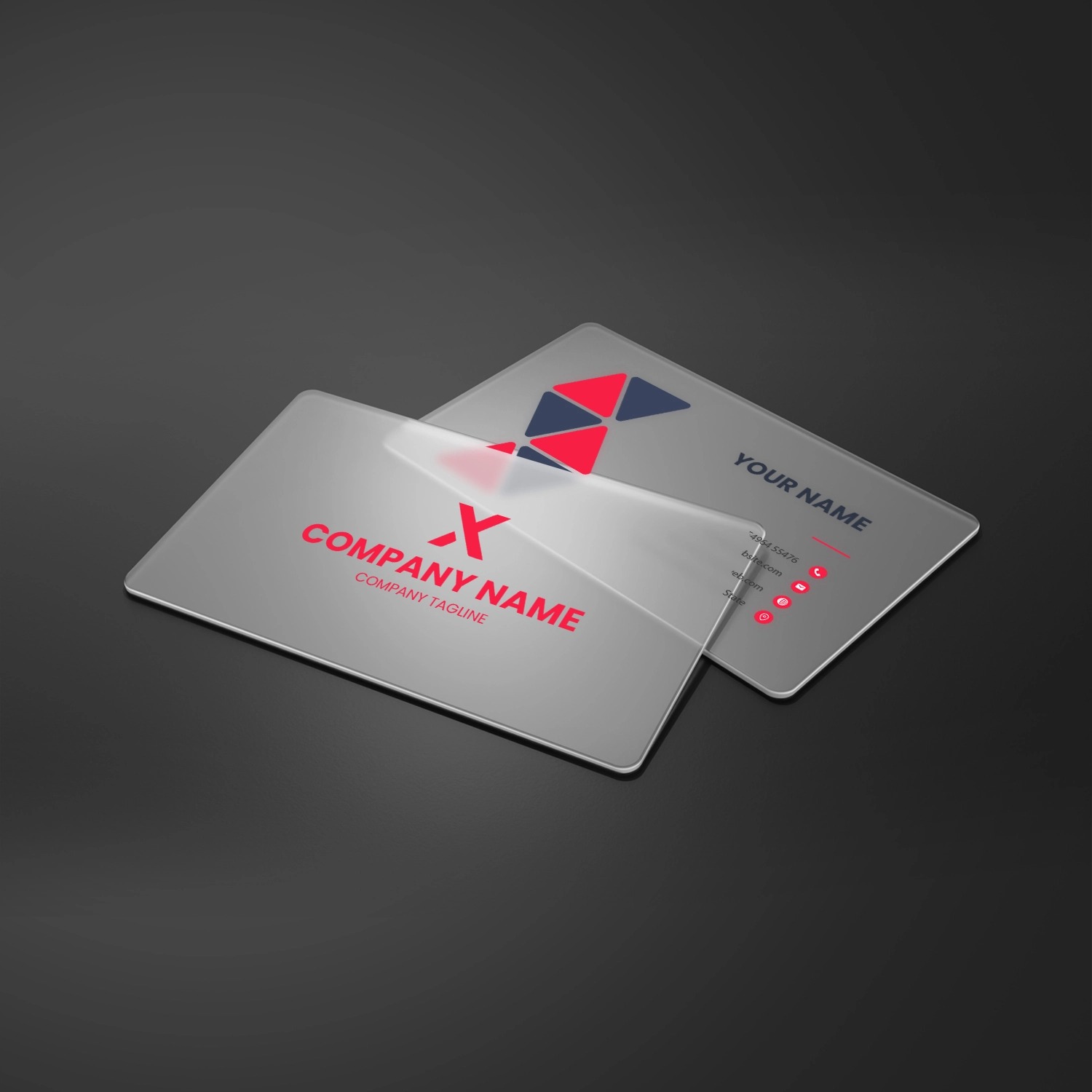 Transparent Visiting Card - Tagsen
