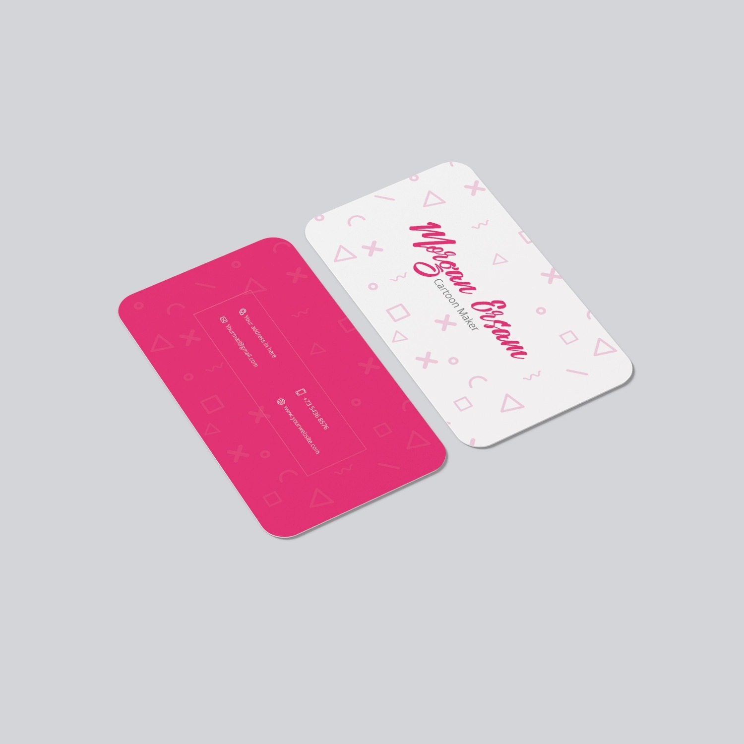 Velvet Visiting Card - Tagsen