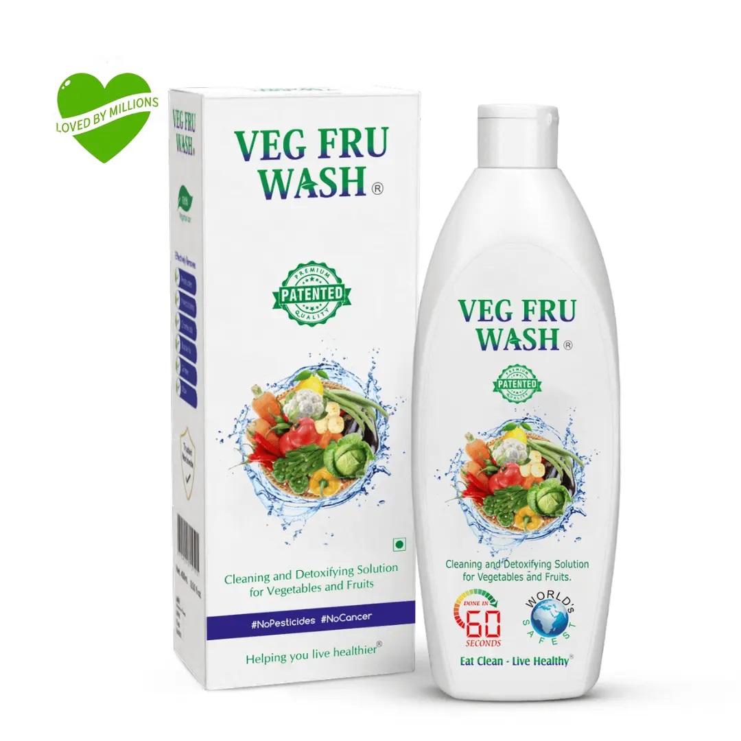 Natural Fruit and Vegetable Wash – Remove Pesticides, Wax & Germs Safely