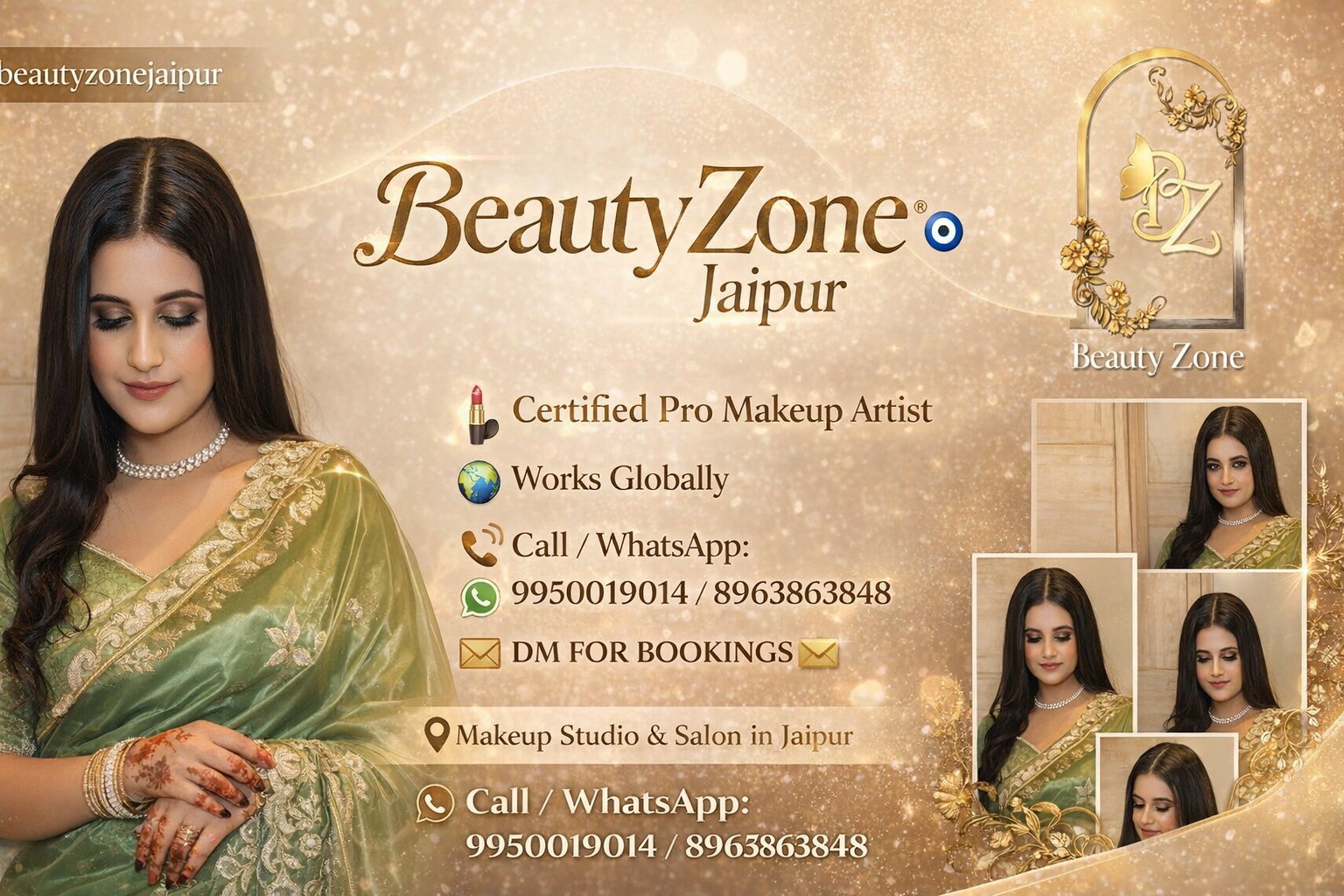 Beauty Zone – Bridal Makeup Artist & Best Hair Salon in Vaishali Nagar, Jaipur