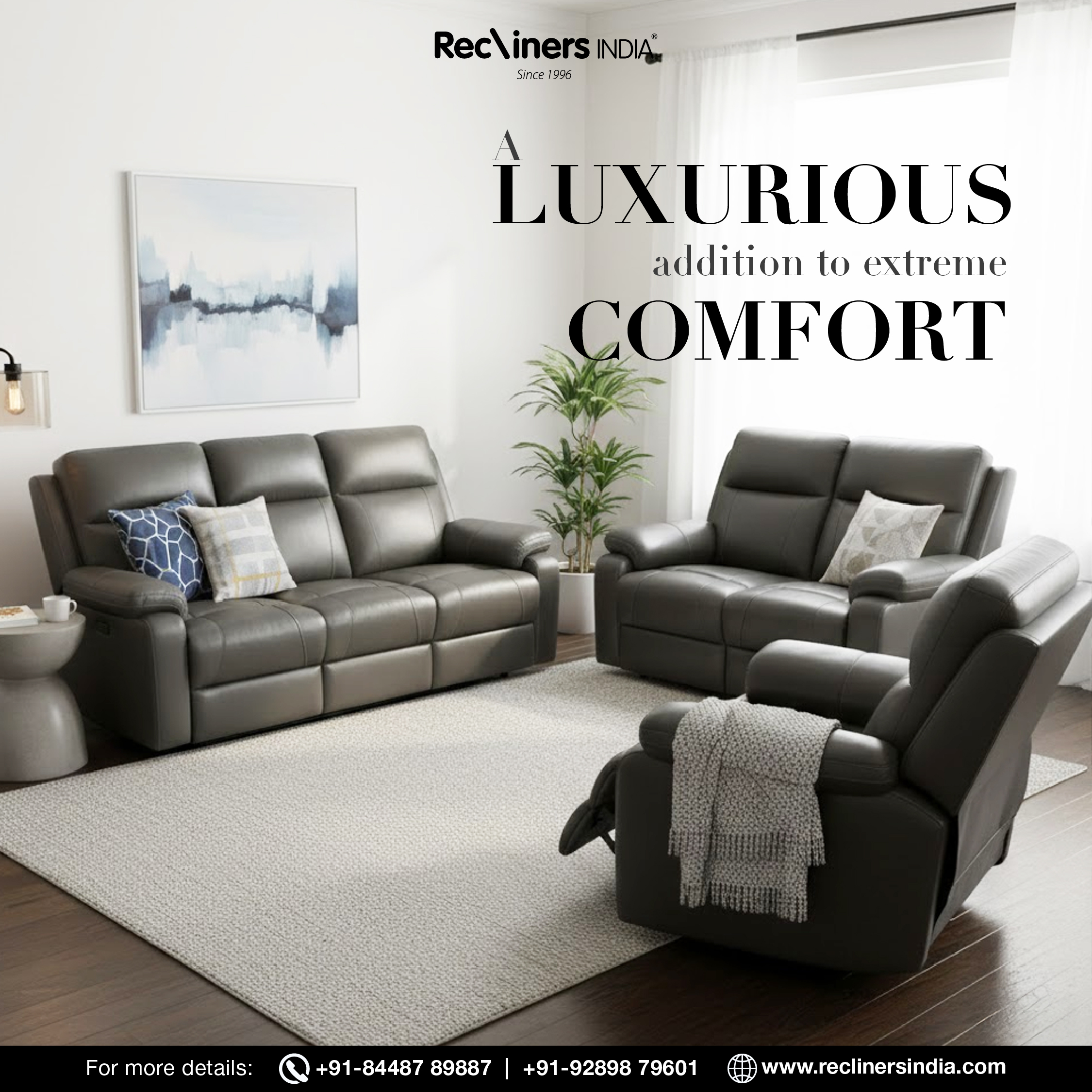 Premium Recliner in Gurugram - Upgrade from Traditional Sofas to Ultimate Comfort!