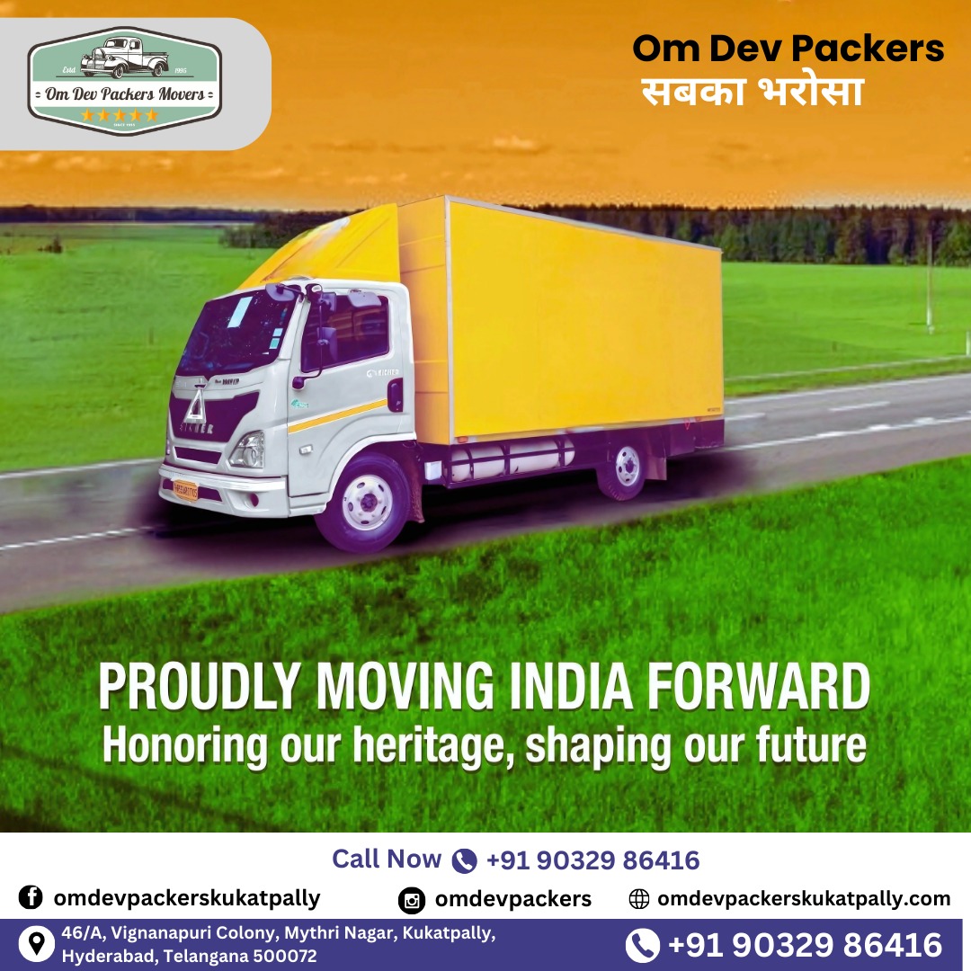 Om Dev Packers and Movers - Packers and Movers in Hyderabad - 9032986416