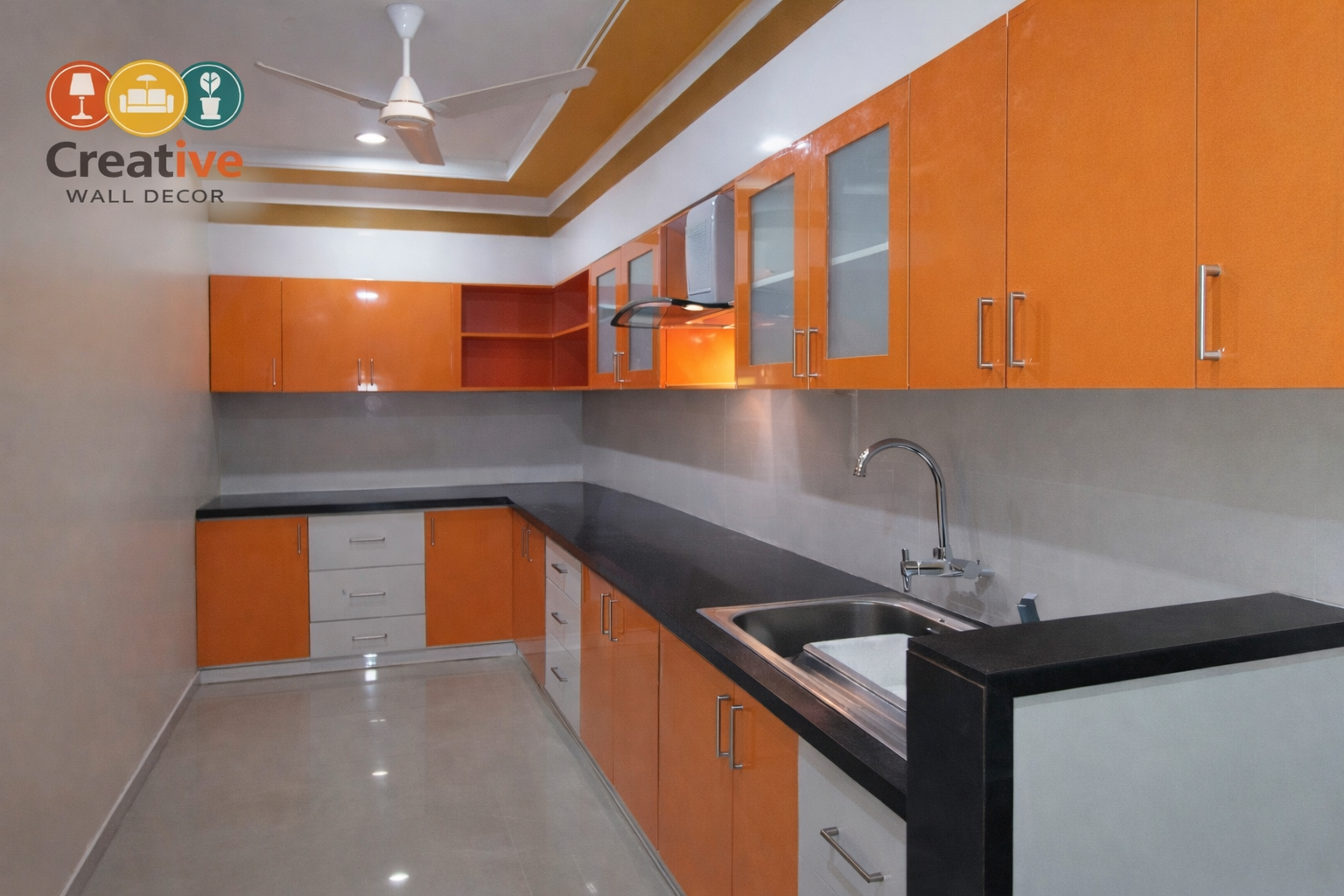 Modular Kitchen in Pune | Creative Wall Decor