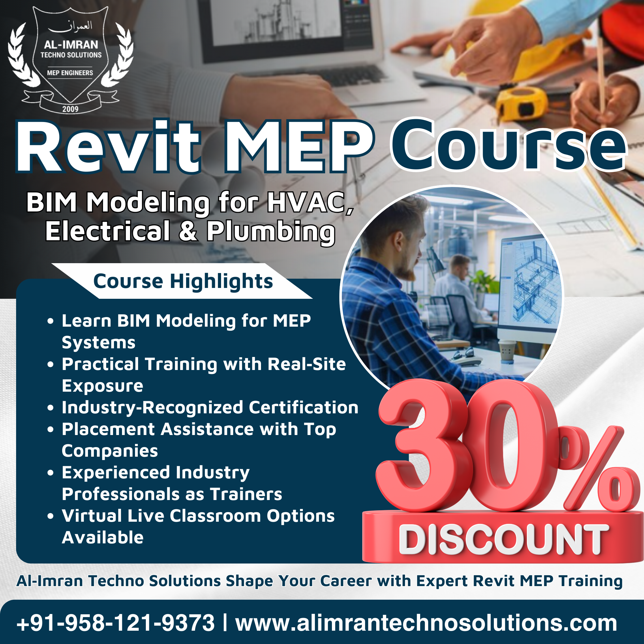 Al-Imran Techno Solutions | Best MEP & HVAC Training Institute in Hyderabad Since 2009