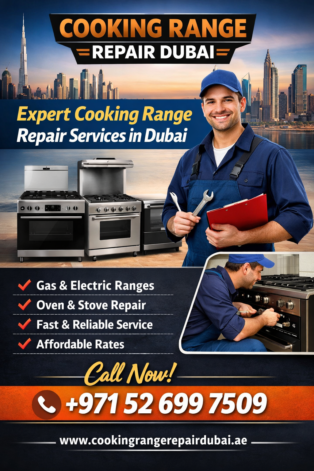 Gas Burner Repair Dubai | Fast, Expert Stove & Hob Service