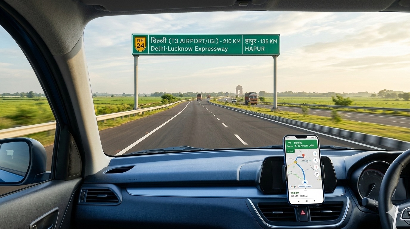 Bareilly to Lucknow Taxi Service