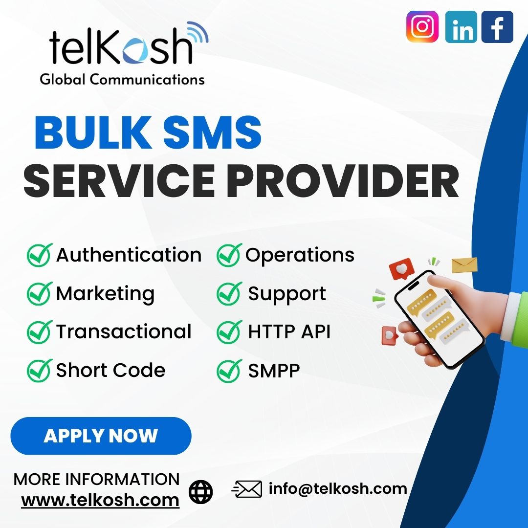 Bulk SMS service provider | Telkosh Global Communication
