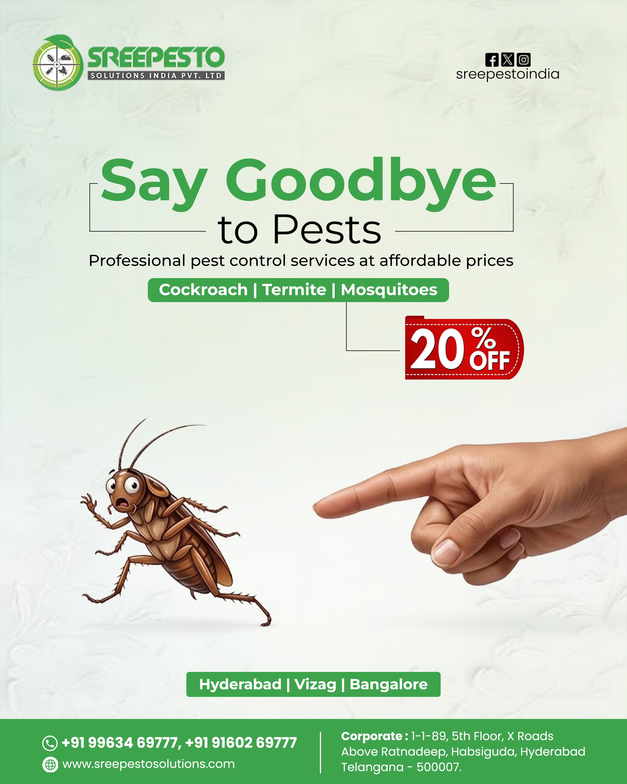 Pest Control services in Hyderabad