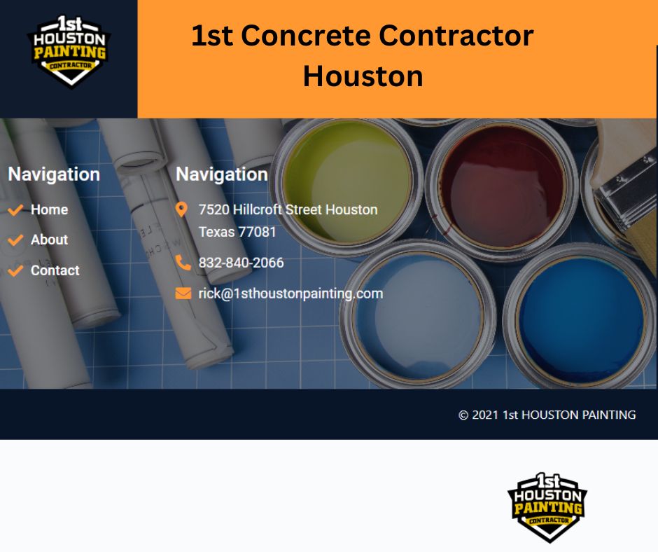 1st Concrete Contractor is a Residencial & Commercial Company in Houston, Texas