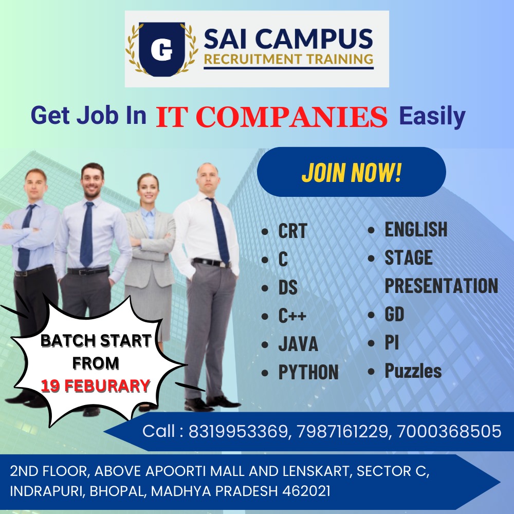 Join Sai Campus for premier recruitment training