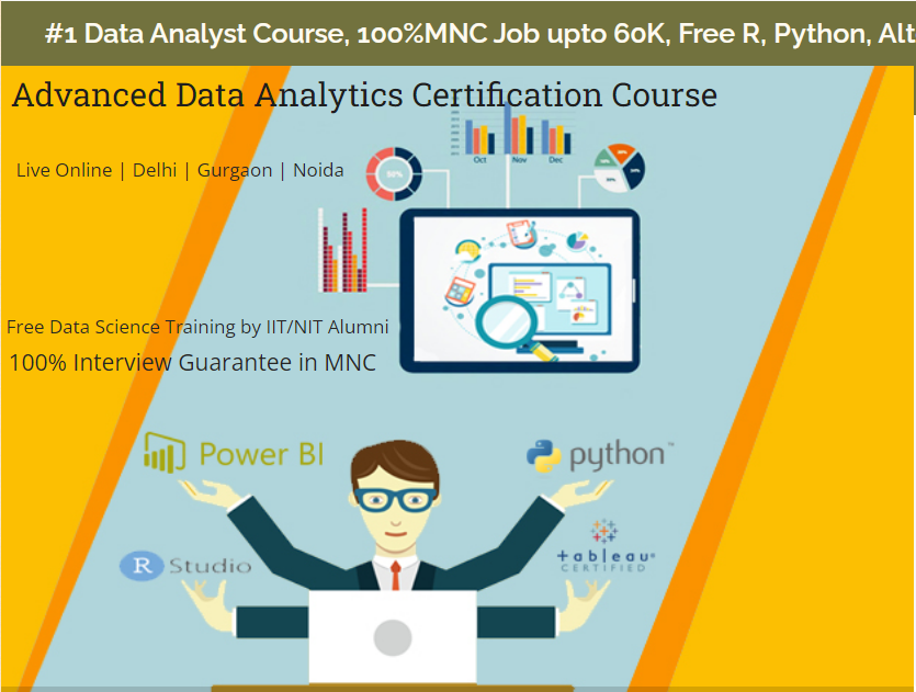 Data Analyst Course in Delhi, Free Python/ R Program, Holi Offer by SLA Consultants Analytics Institute in Delhi, NCR,  Operations Banking Analyst Certification [100% Job, Learn New Skill of '24] Online HCL Data Science Live and Project Based Training,