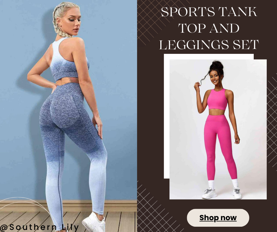 Explore the Top 2 Sports Tank Top and Leggings Sets for Women!!