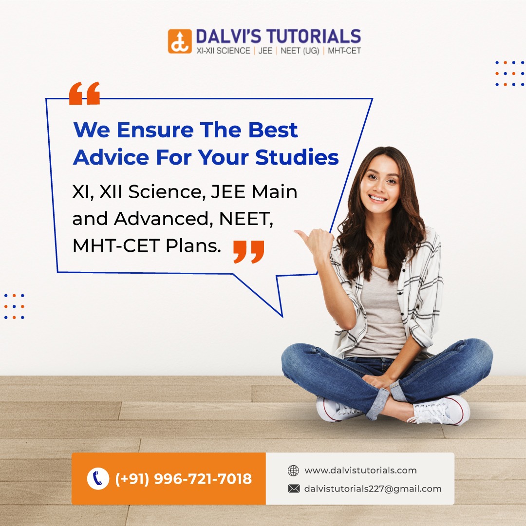 Best Coaching Center for XI, XII Science, JEE Main and Advanced, NEET, MHT-CET, and CBSE in Dombivli