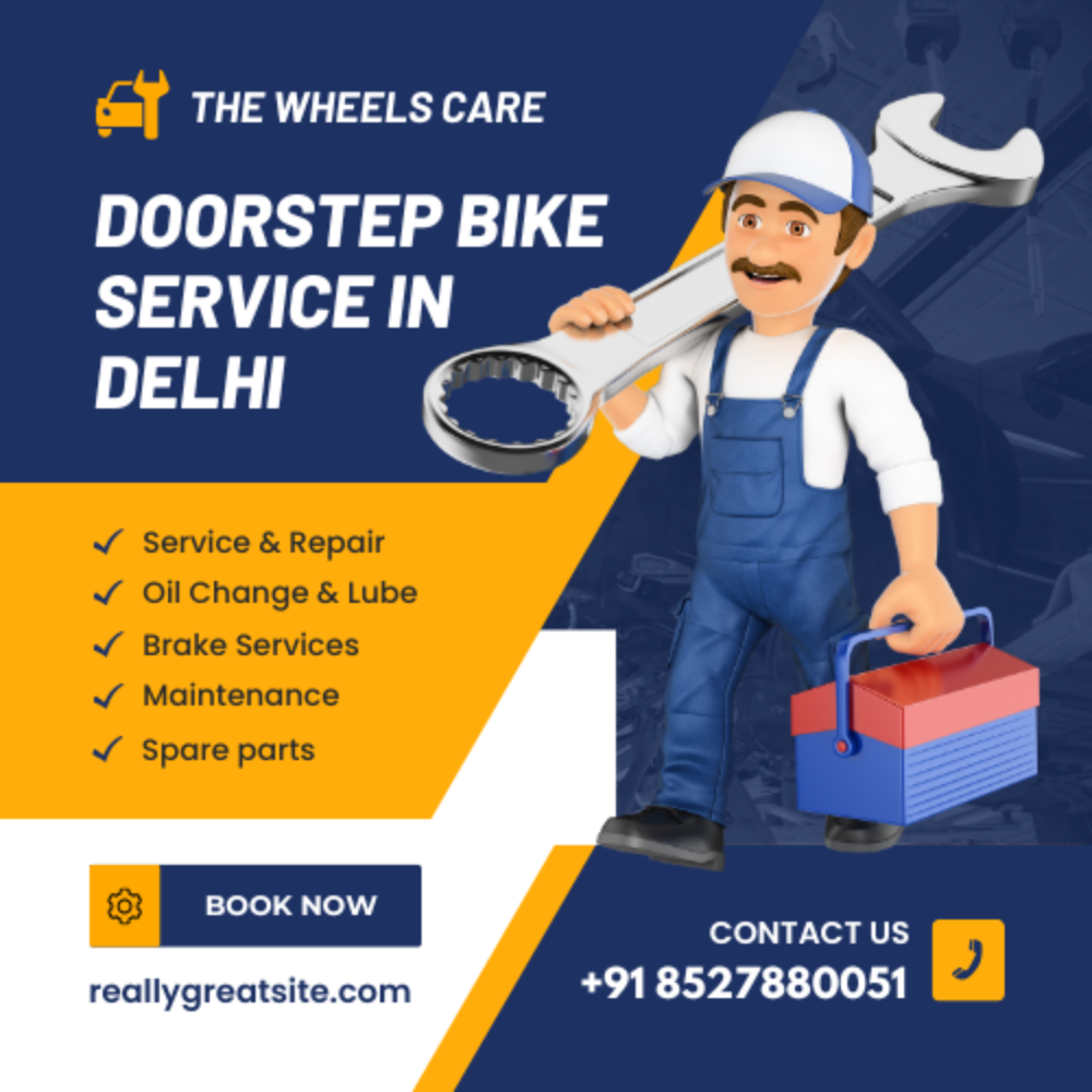 Doorstep Bike service in Delhi | 8527880051 | Two wheeler service at home