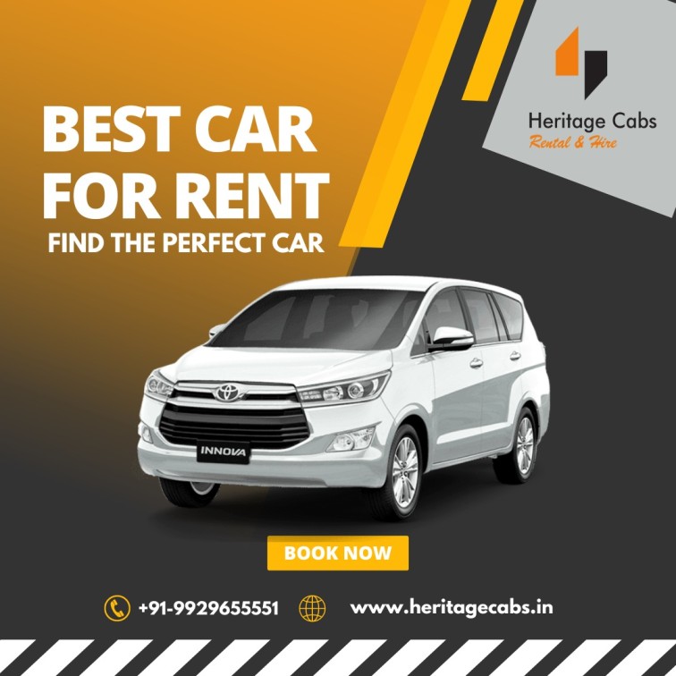 Book innova car rental in jaipur - heritage cabs