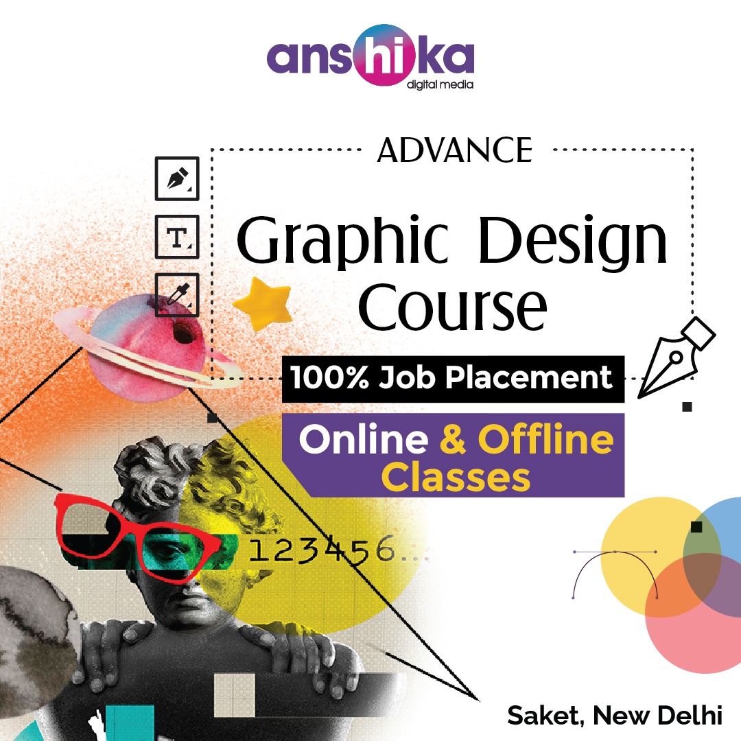 Best Graphic Designing Course Institute in Delhi | Anshika Digital Media