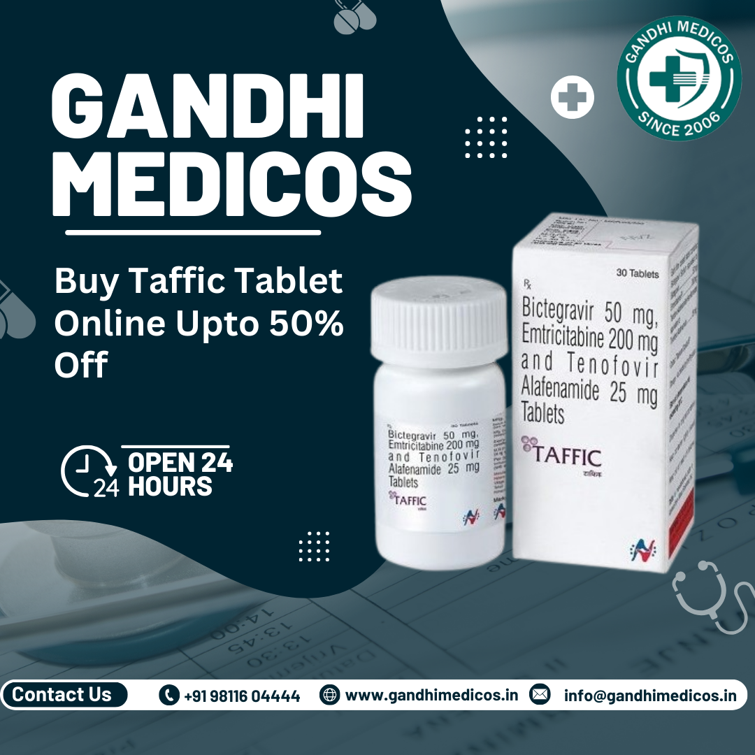 Buy Taffic online to manage your HIV: Gandhi Medicos