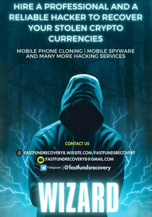 HIRE A CERTIFIED HACKER TO RECOVERY BITCOIN. CONTACT FASTFUND RECOVERY