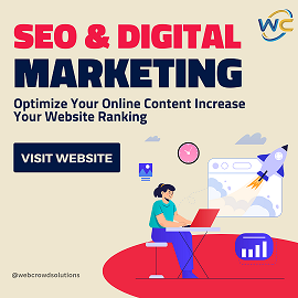 Connect Best digital marketing agency in Delhi - Webcrowd Solutions