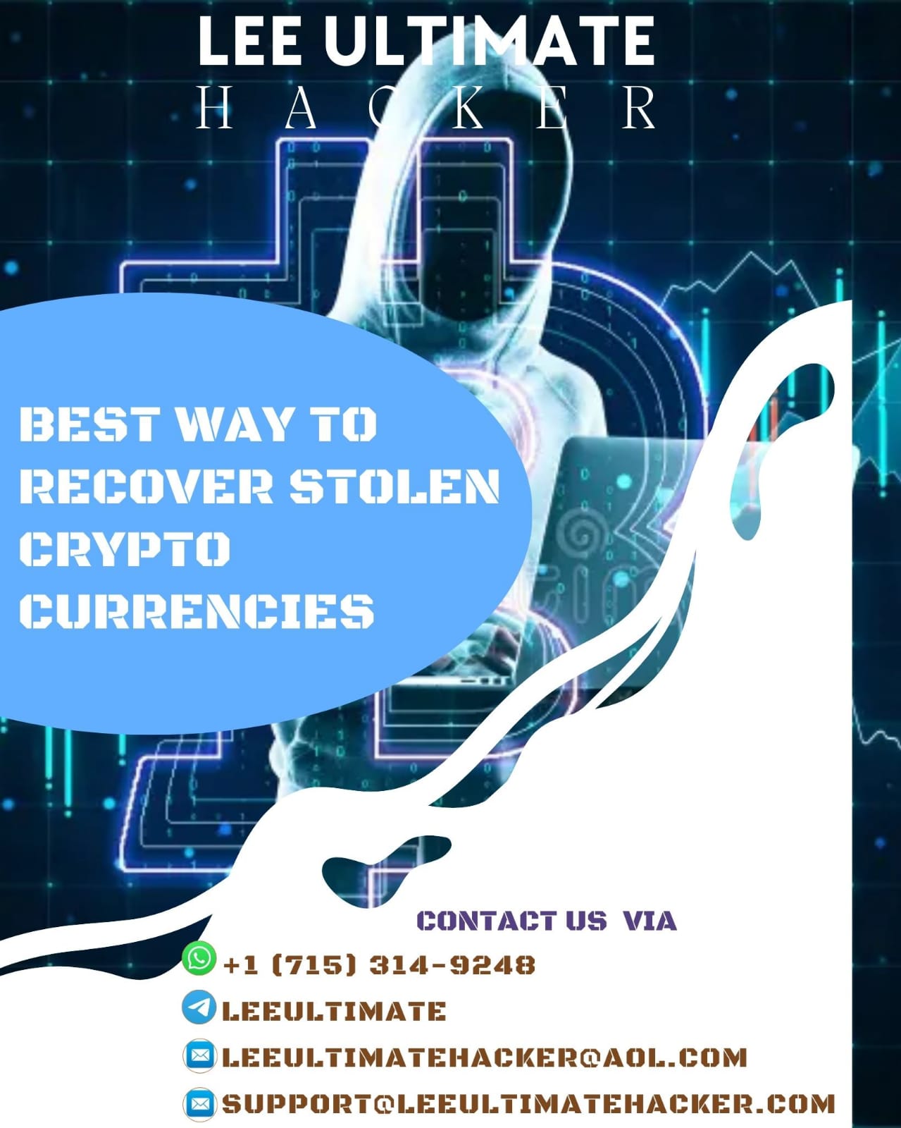 BEST RECOVERY EXPERTS FOR LOST/STOLEN CRYPTOCURRENCY LEE ULTIMATE HACKER
