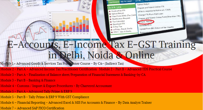 Tally Prime Course in Delhi, 110075, NCR by SLA. GST and Accounting Institute, Taxation and Tally Prime Institute in Delhi, Noida, July Offer'24 [ Learn New Skills of Accounting & SAP Finance for 100% Job] in SBI Bank