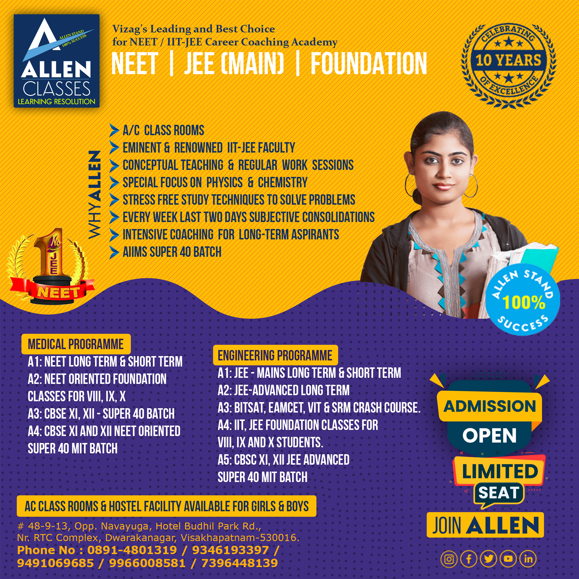 Are you aiming for medical neet or engineering iit-jee? - ALLEN CLASSES