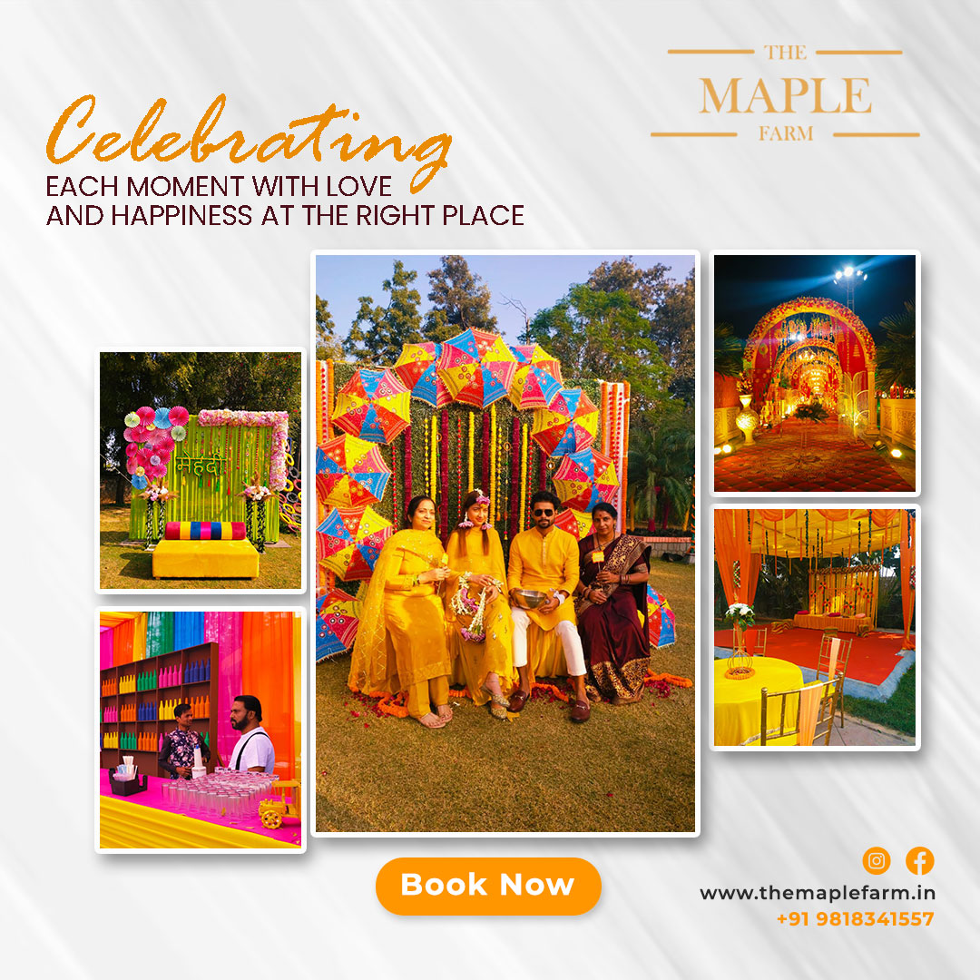 The Maple Farm- best farmhouse for corporate party in Gurgaon