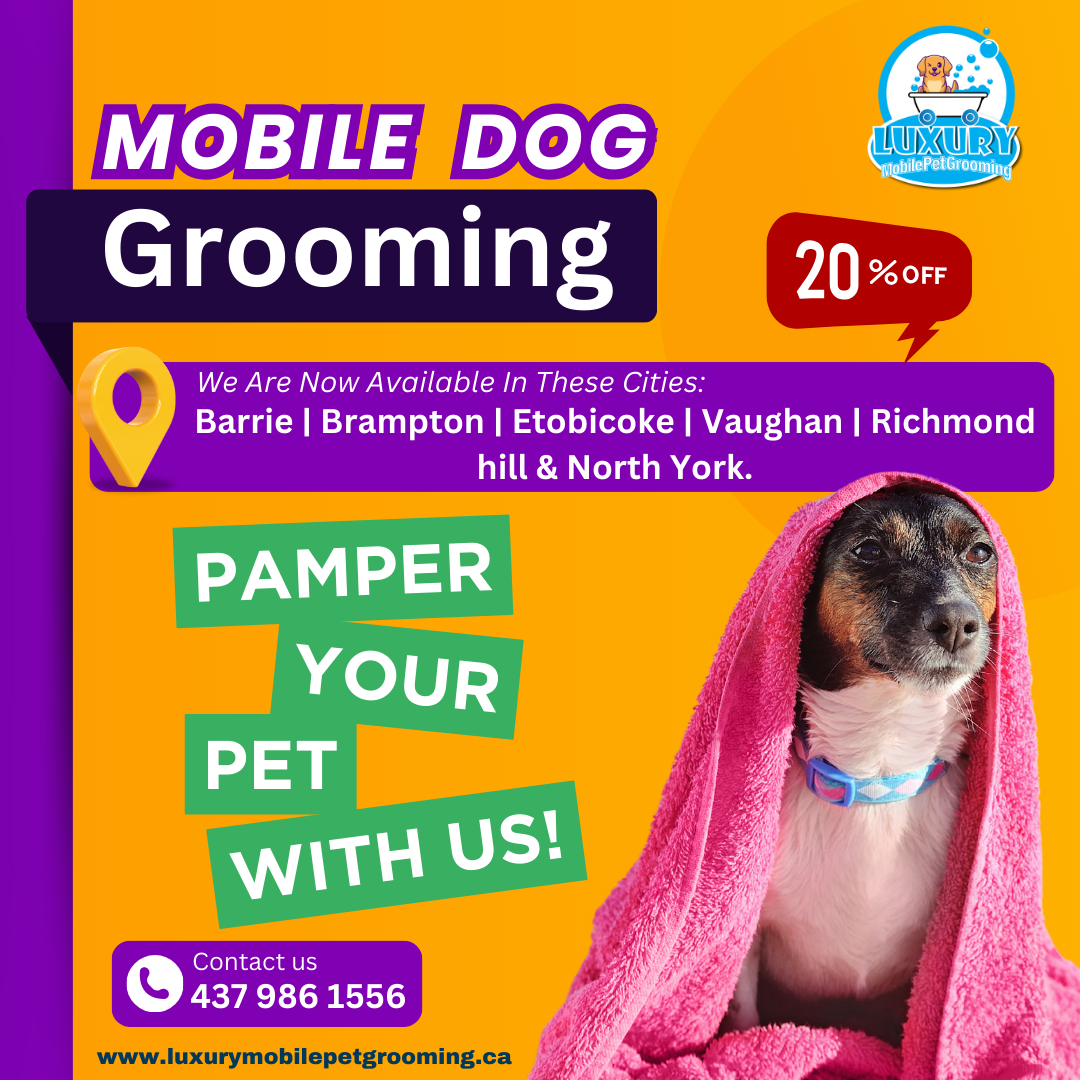 Luxury Mobile Pet Grooming | Book Us