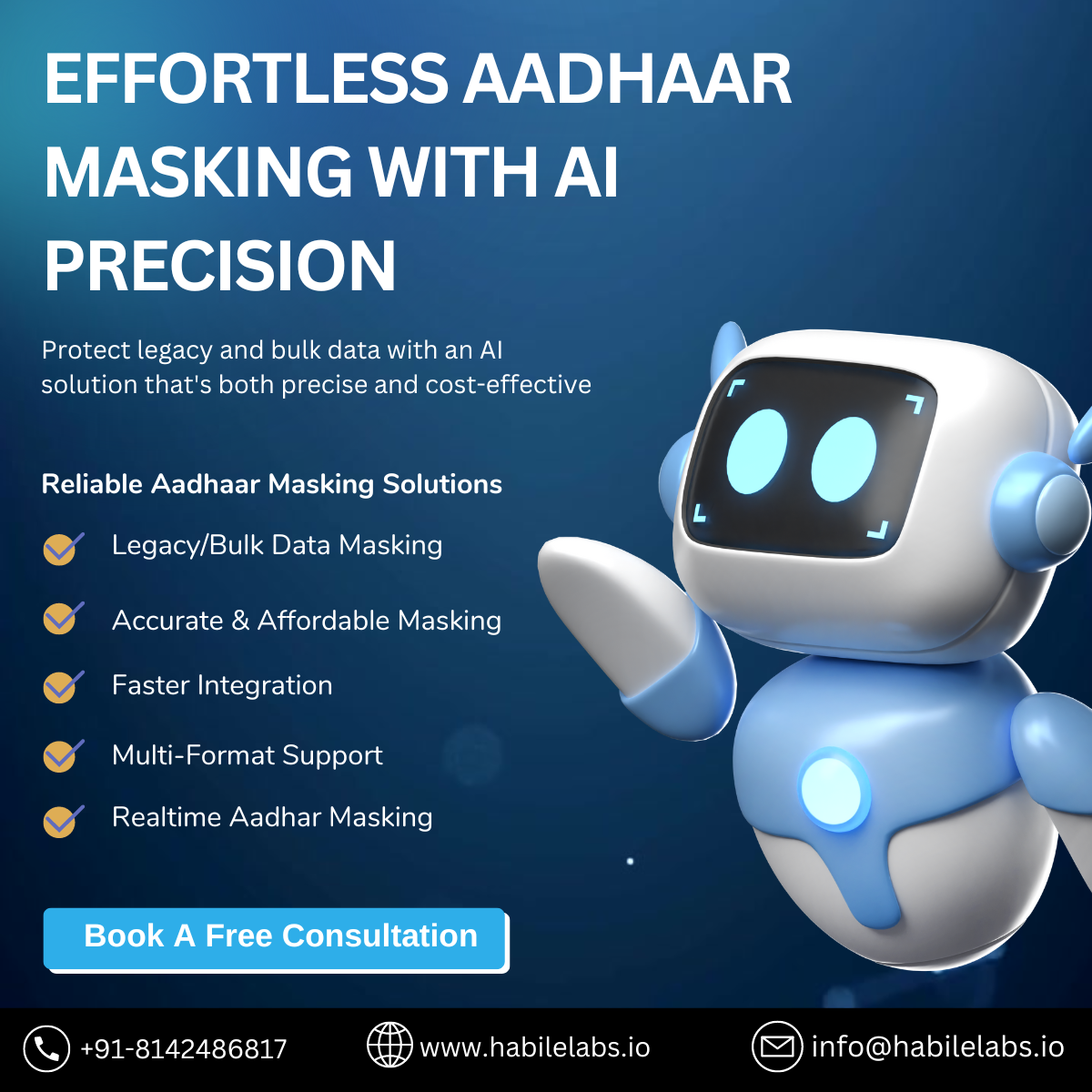 Secure Your Data with Our Free Aadhaar Masking Consultation & Demo