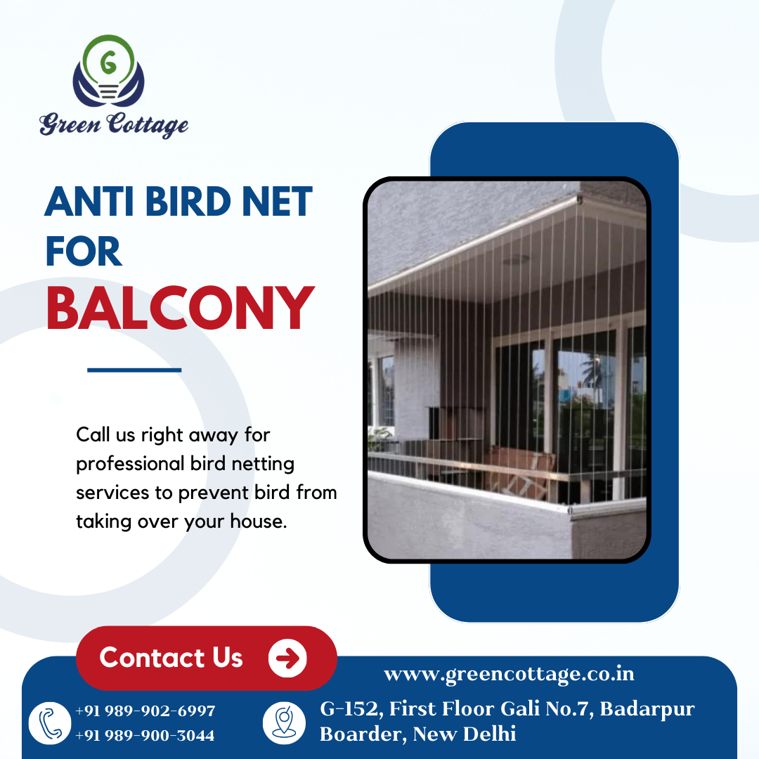 Green Cottage | Anti Bird Net For Balcony