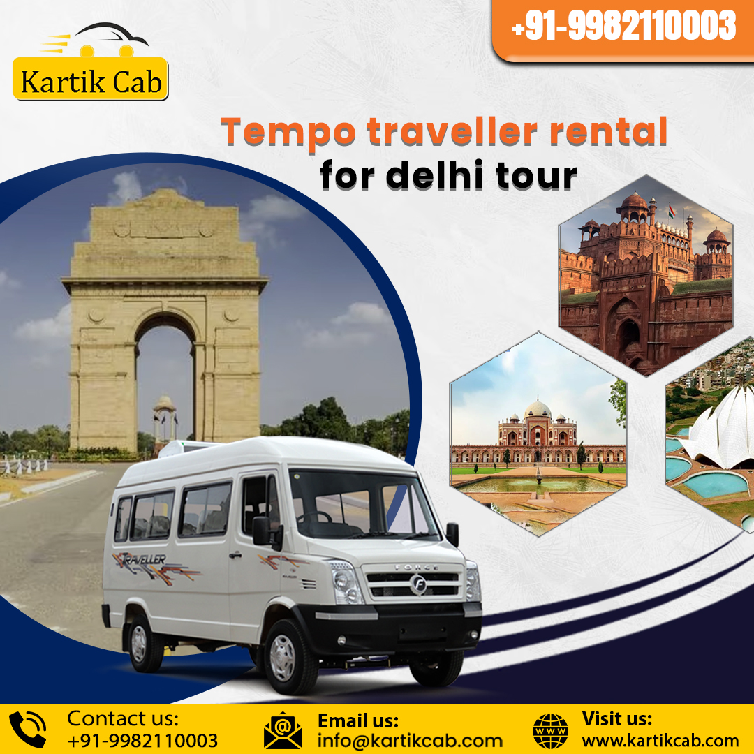 Book Luxury Tempo Traveller Rental in Delhi