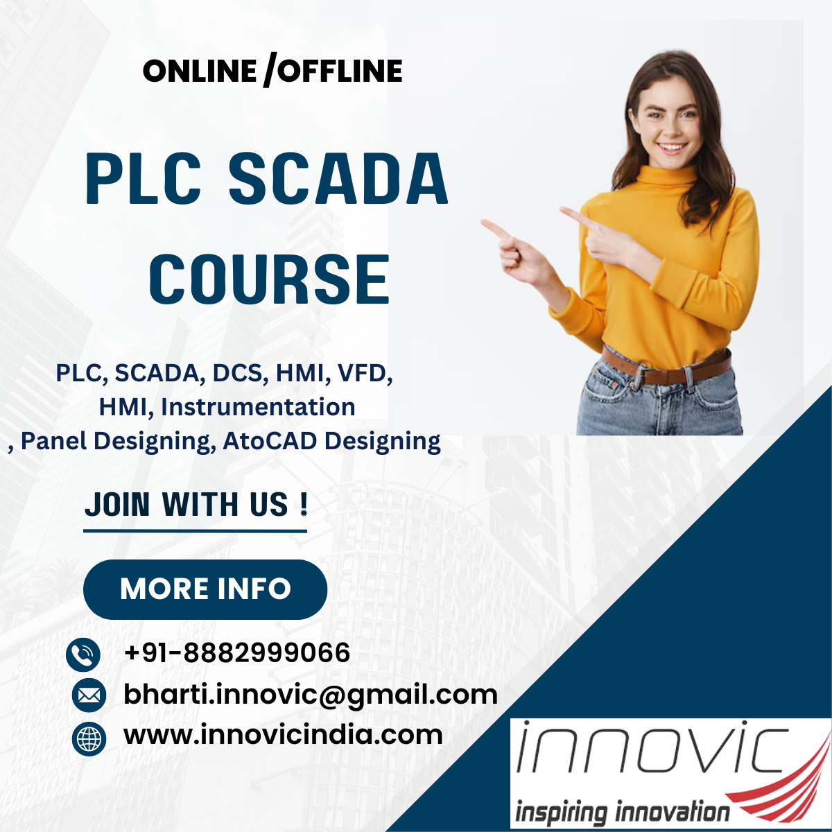 PLC SCADA Course with Job Assistance.