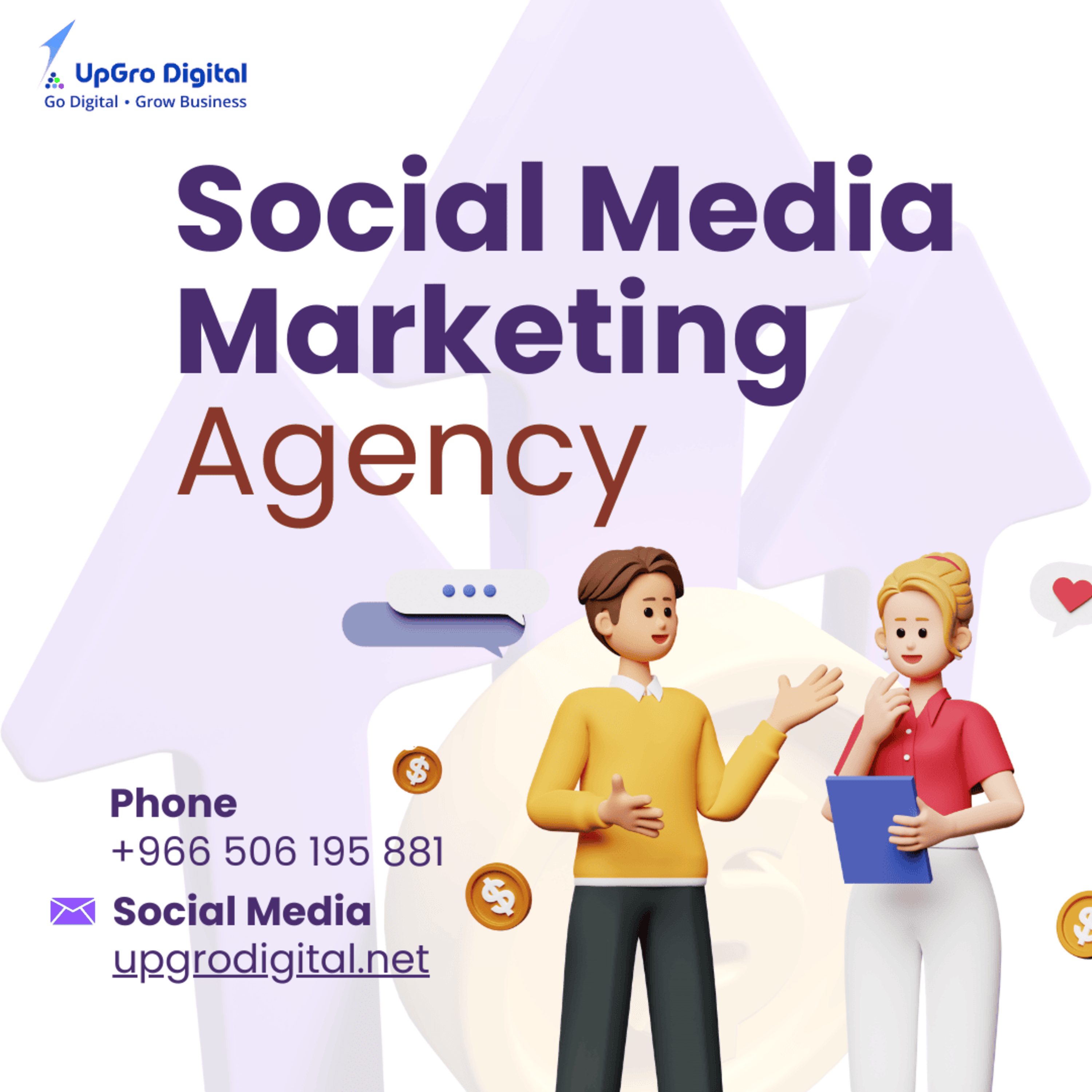 UpGro Digital The best Social Media Marketing Agency