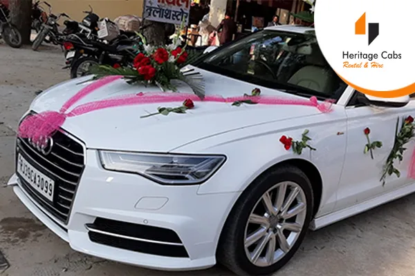 we offer Luxury Wedding Car Rental Jaipur for bride & groom